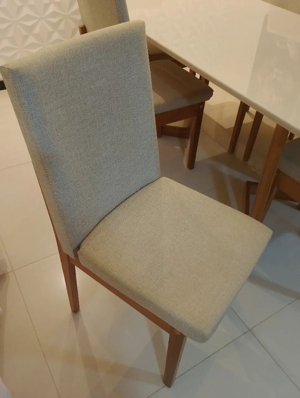 6 cadeiras madeira maciça sem mesa - Foto 2