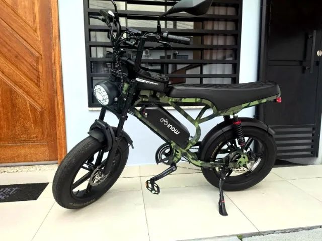 Bicicleta Elétrica INOW V40 Pro - Impecável - Menos de 100 km - Foto 4