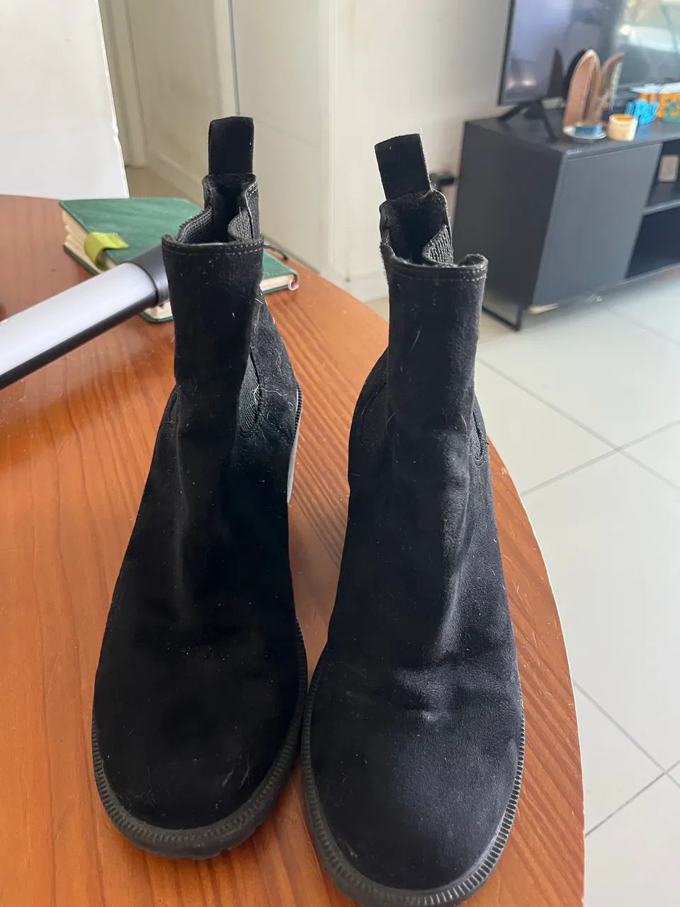 Bota cano baixo de salto  - Foto 4