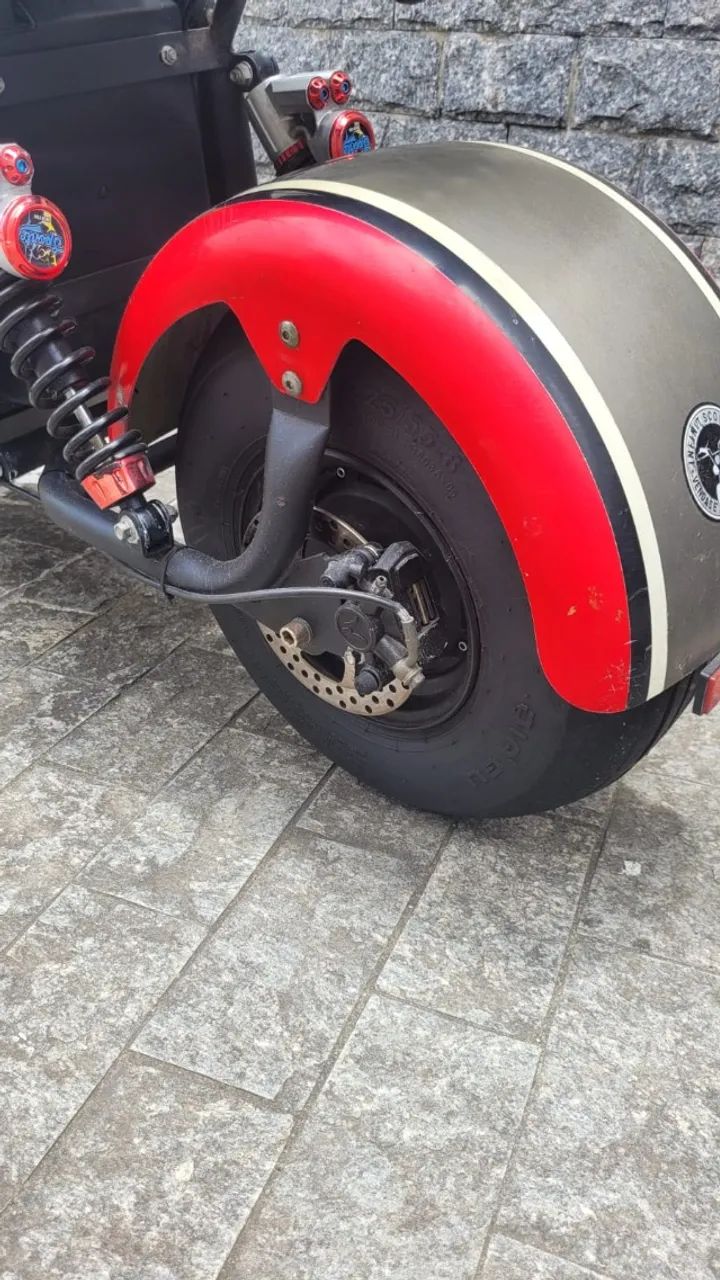 Scooter Elétrica X11, 2000w, 60v e bateria de 21 ah - Foto 3