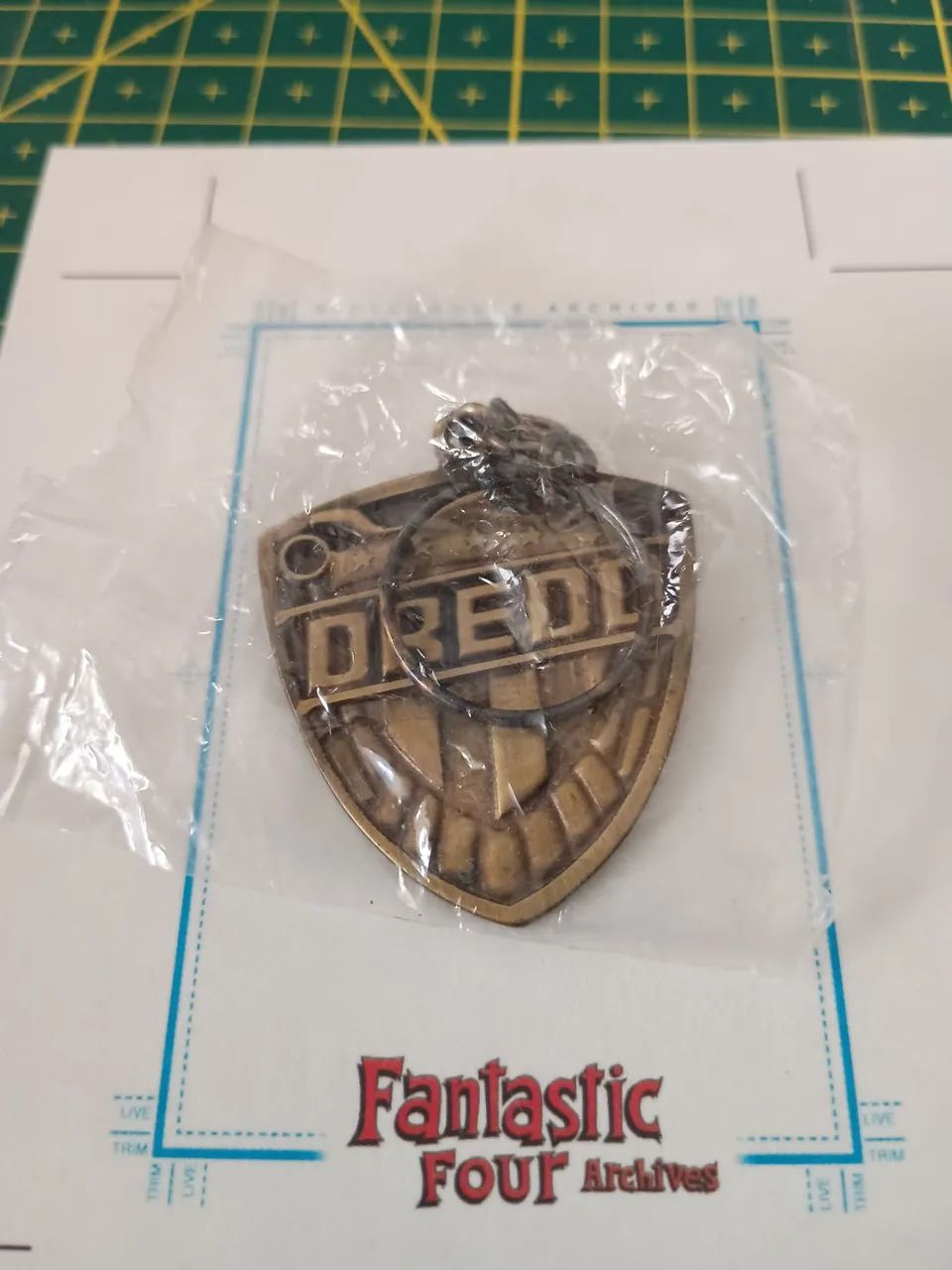 Chaveiro JUDGE DREDD novo no lacre original BAIXEI DE PREÇO 
