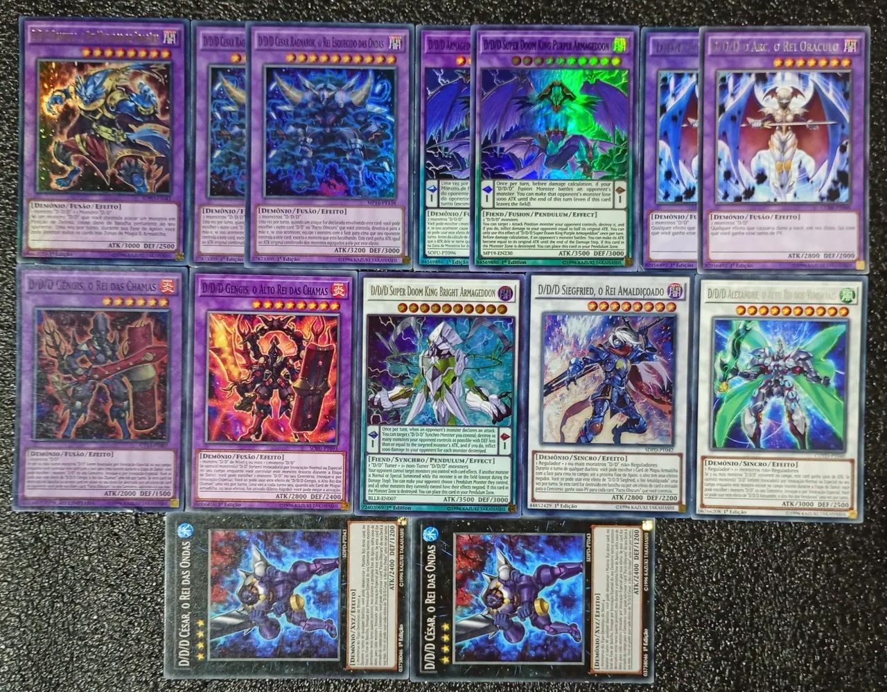 Deck DDD cartas originais de Yu-Gi-Oh - Foto 4