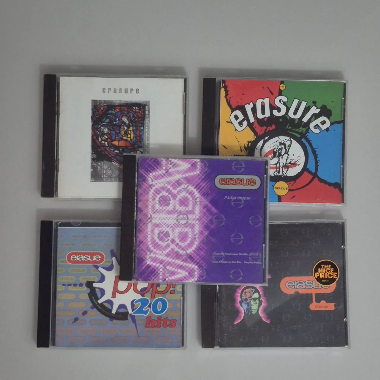 Erasure CDs (4 álbuns + 1 EP) importados 