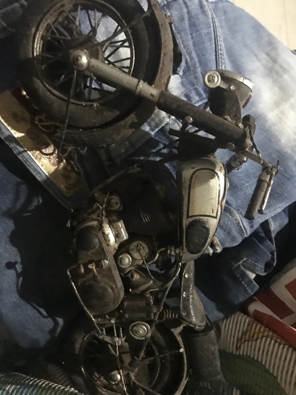 Mini moto de ferro 