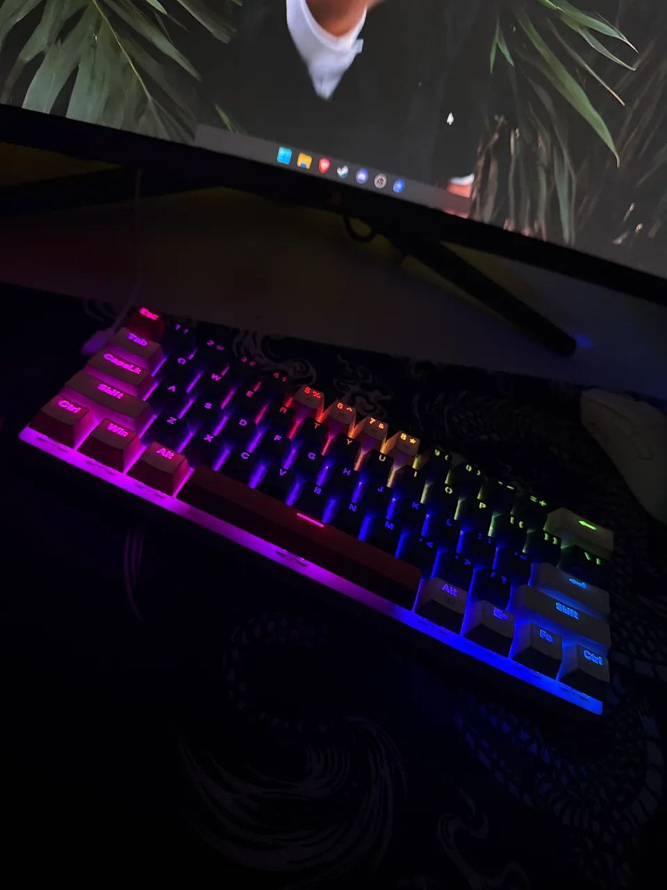 Teclado Mecânico Machenike K500 B61 - Switch Brown - Foto 3