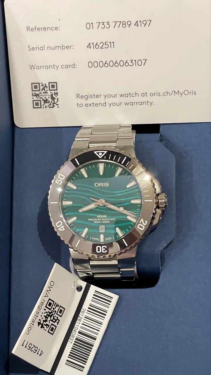 Relógio Oris Aquis 01  *-SET Yangtze Jiangtun Limited Edition - Foto 3