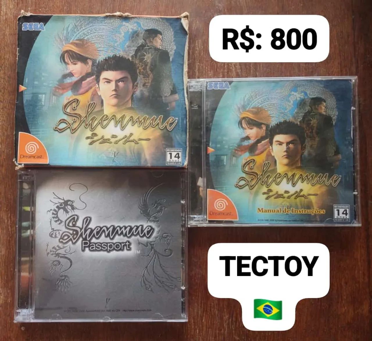 Shenmue = R$: 800