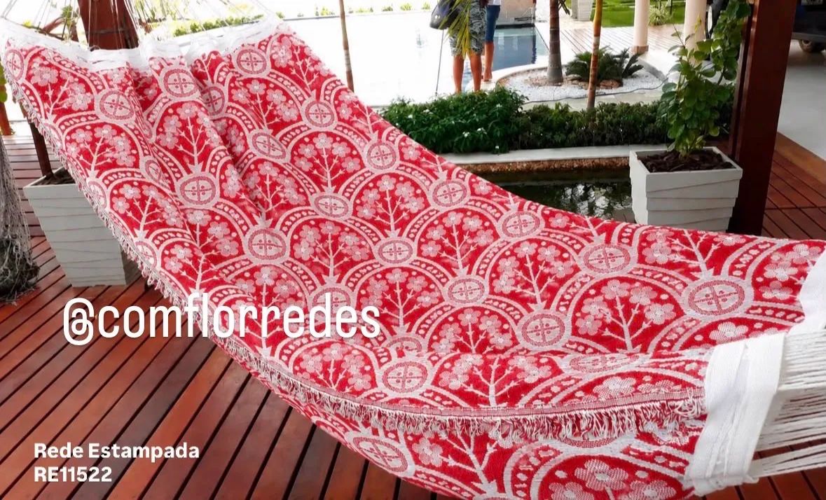 Rede de descanso Estampada - RECEBA EM CASA  - Foto 3