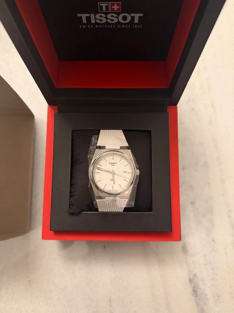 Relógio Tissot PRX Branco 40mm Novo - Foto 5