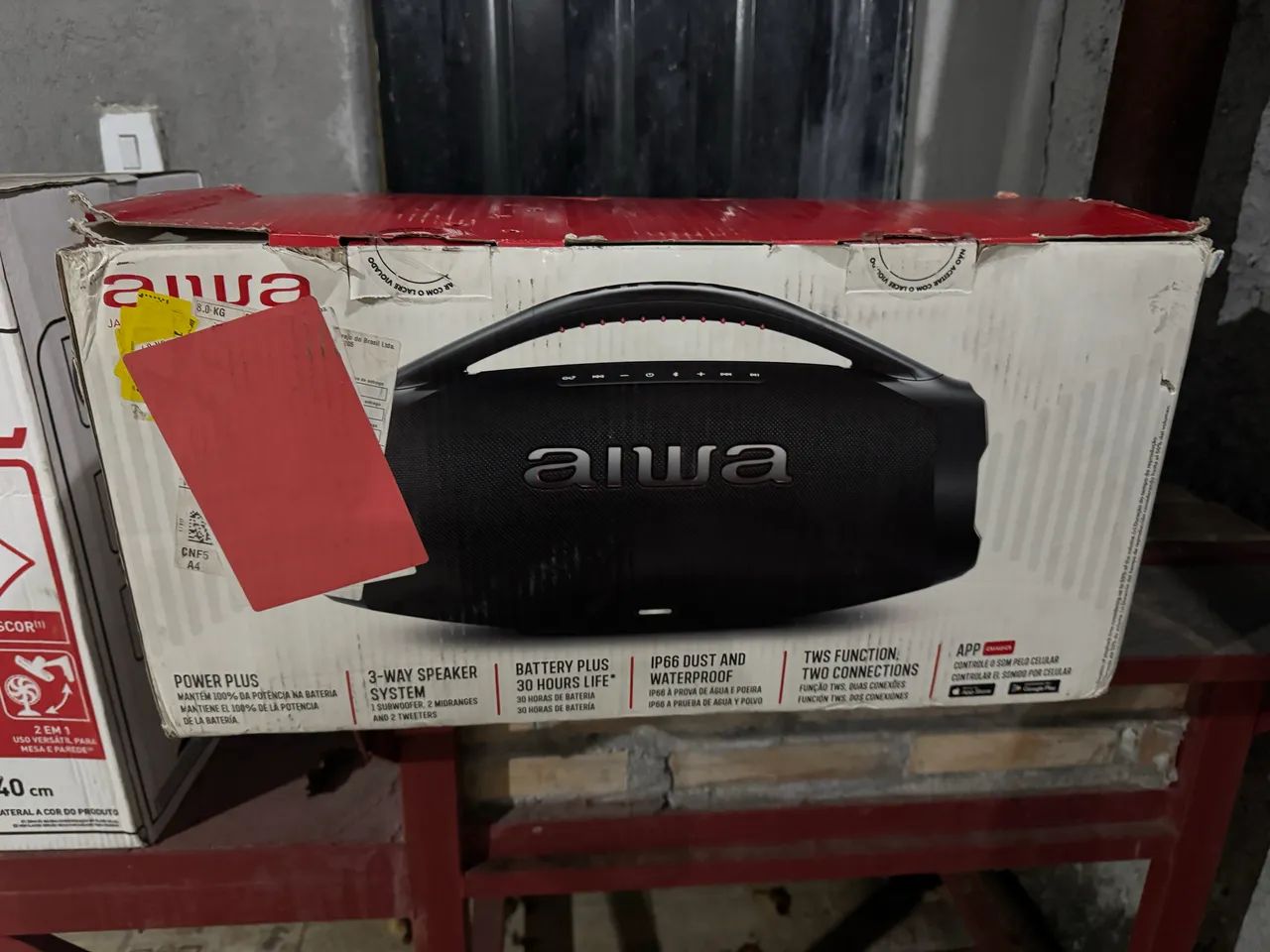 Caixa Aiwa bombox 