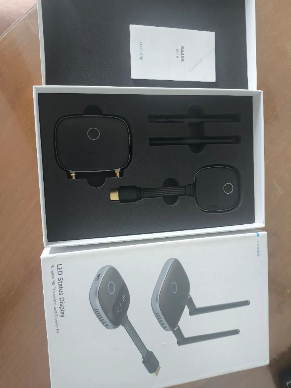 kit transmissor e receptor hdmi sem fio hagibis - Foto 4