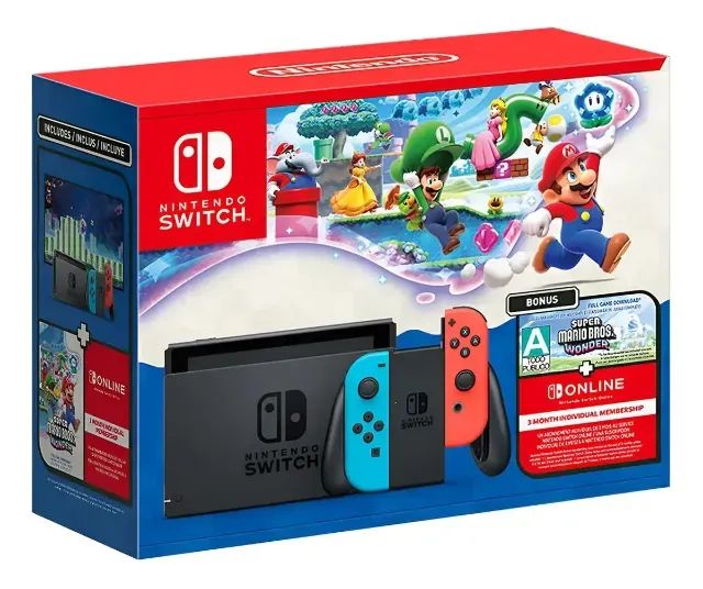 Nintendo Switch Console 32GB Console Nintendo Switch cor preto 2024 - Foto 2