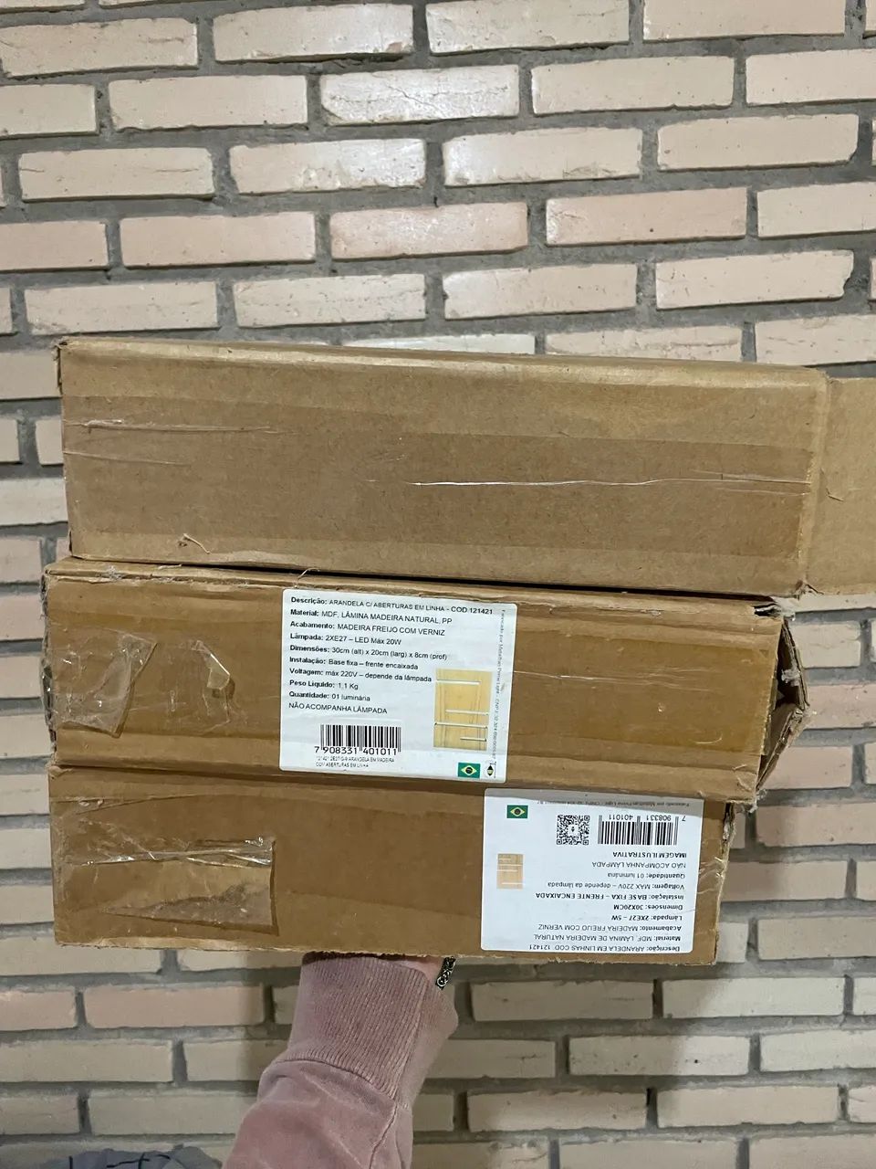 3 Arandelas com Aberturas em Linha da marca Primelight - Foto 2