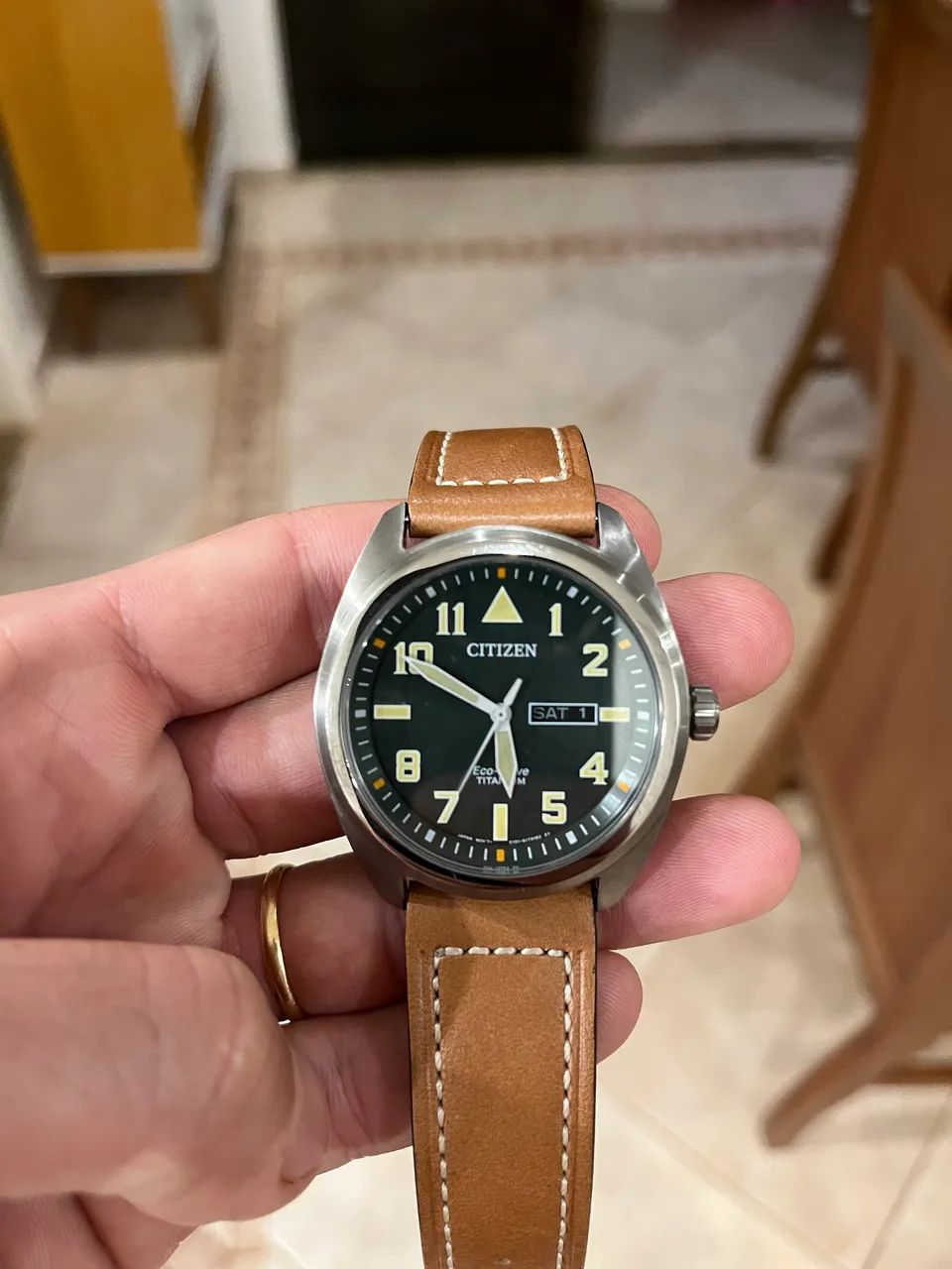Citizen Garrison Eco-Drive Super Titânio - Foto 2
