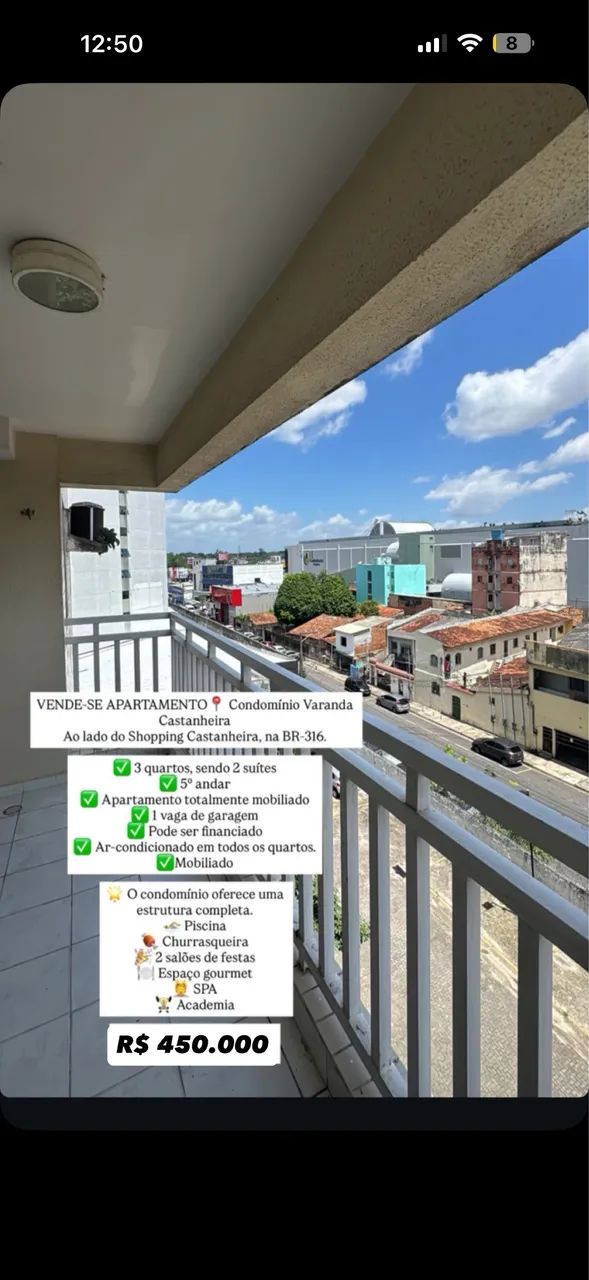 Varanda castanheiras apartamento top - Foto 3