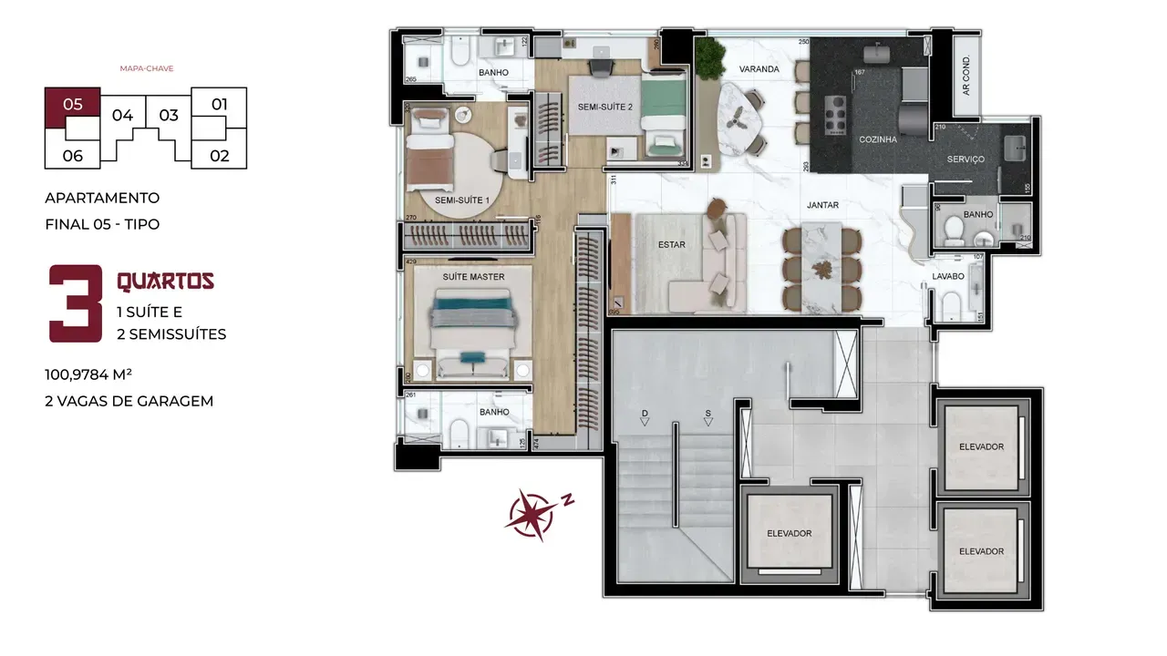 PLANTA 100m²