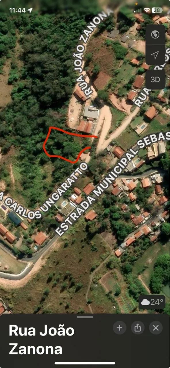 Terreno em declive com vista para o pôr do sol - Foto 2