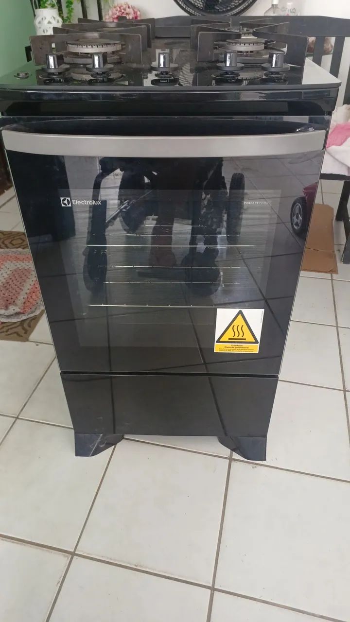 Fogão automático tripla chama 