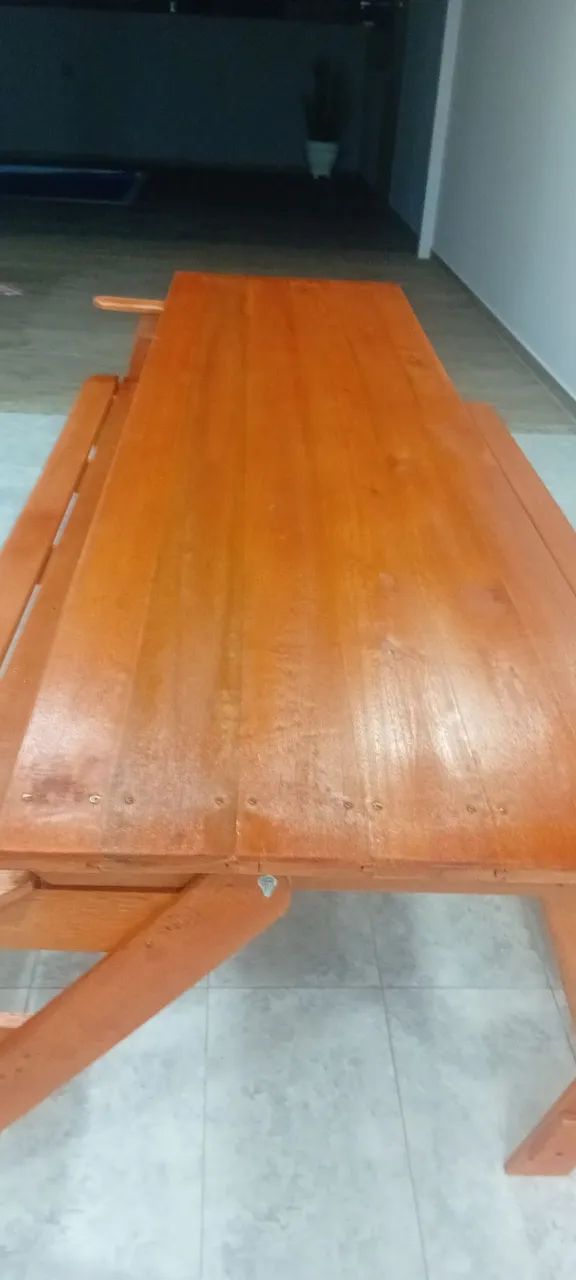 Banco Que Vira Mesa PRONTA ENTREGA - Foto 3