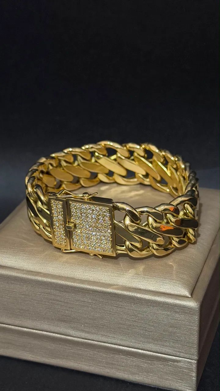Pulseira Lacraia em Ouro 18k 750
