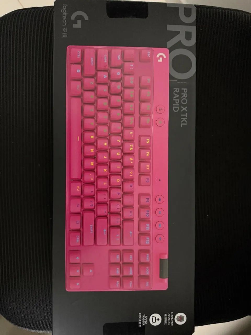 Teclado Logitech TKL RAPID MAGENTA - Foto 4