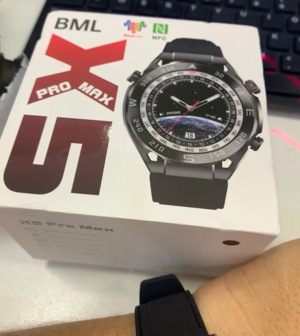 Smartwatch X5 Pró max NFC chat GPT Strava - Foto 2