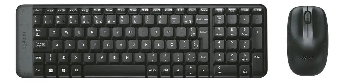 KIT TECLADO E MOUSE SEM FIO MK220 - Foto 2