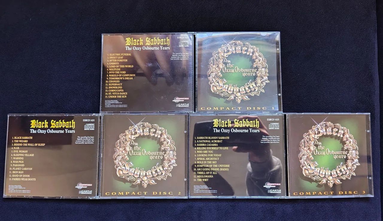 Black Sabbath - 3 Cds The Ozzy Osbourne Years (Volumes 1, 2 e 3) - Foto 5