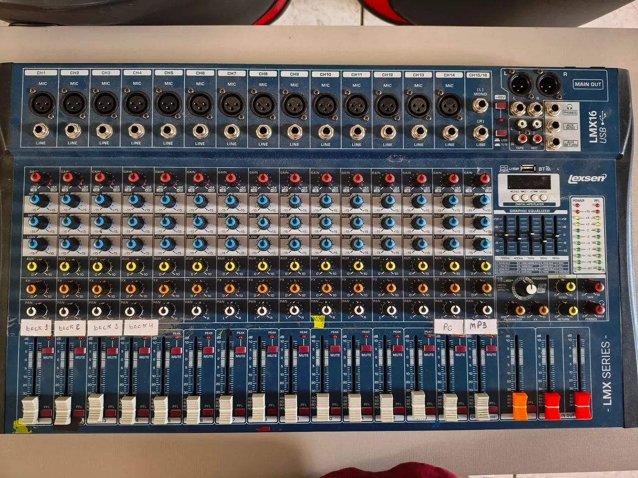 Mesa de Som LEXSEN
