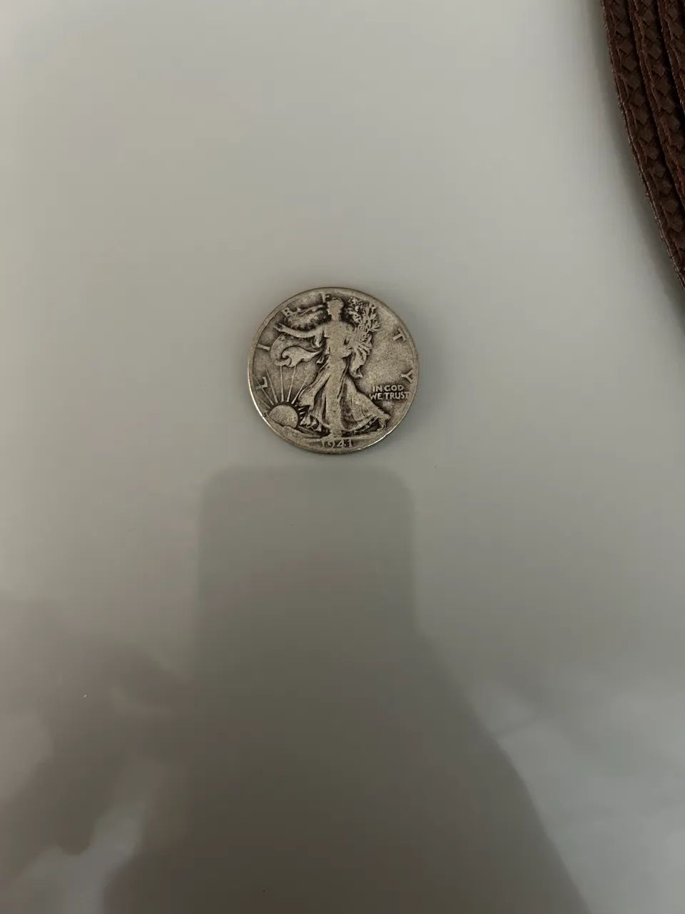 Moeda Meio Dólar ?Walking Liberty?