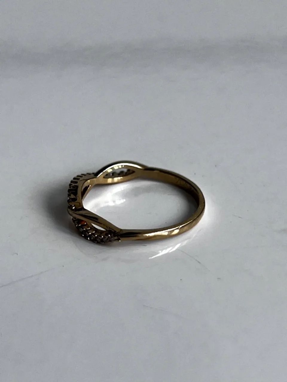 Anel de ouro 18K com diamantes - Foto 3