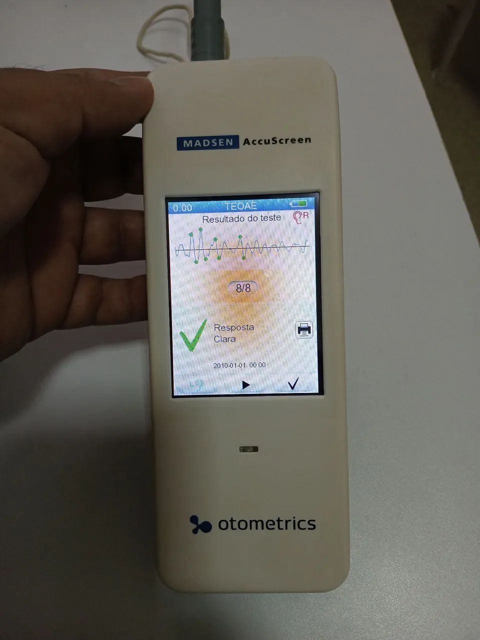 Emissões otoacusticas transiente e produto de distorcao Madsen AccuScreen - Foto 5