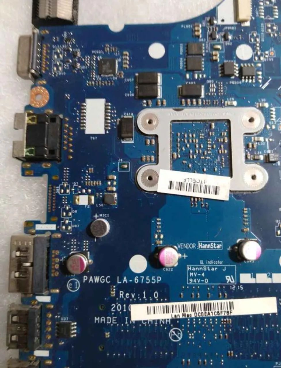 Placa mãe notebook lenovo g475 AMD funciona - Foto 2