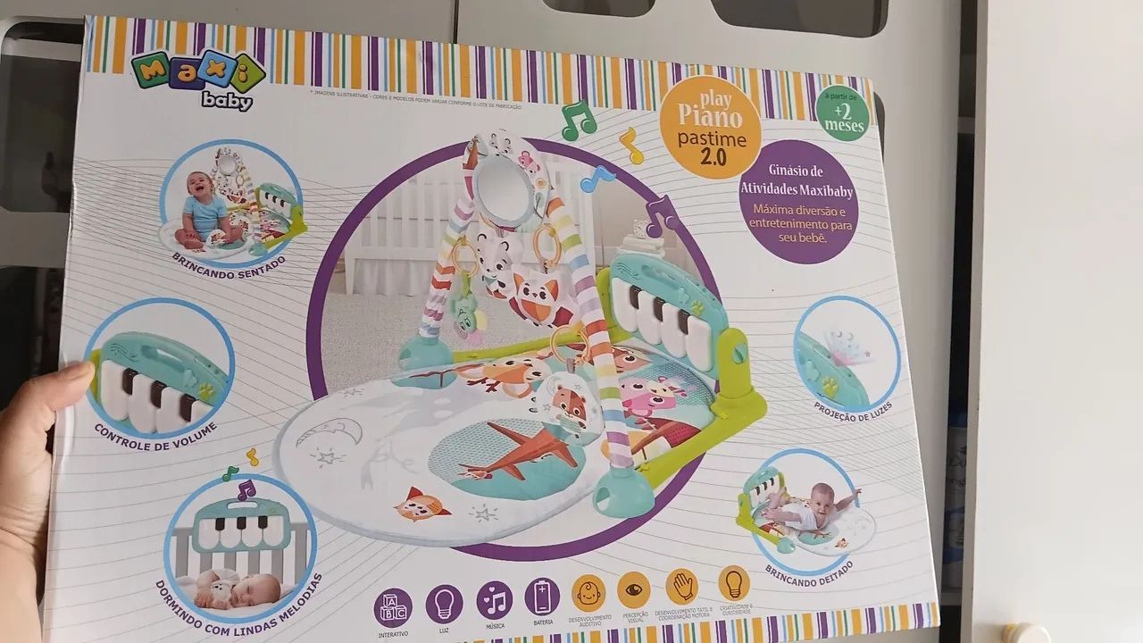 Tapete de atividades para bebê 