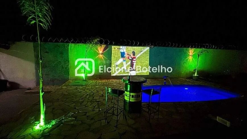 Chácara para aluguel com piscina e espaço gourmet em Uberlândia (3 quartos)  Morada Nova - Foto 3