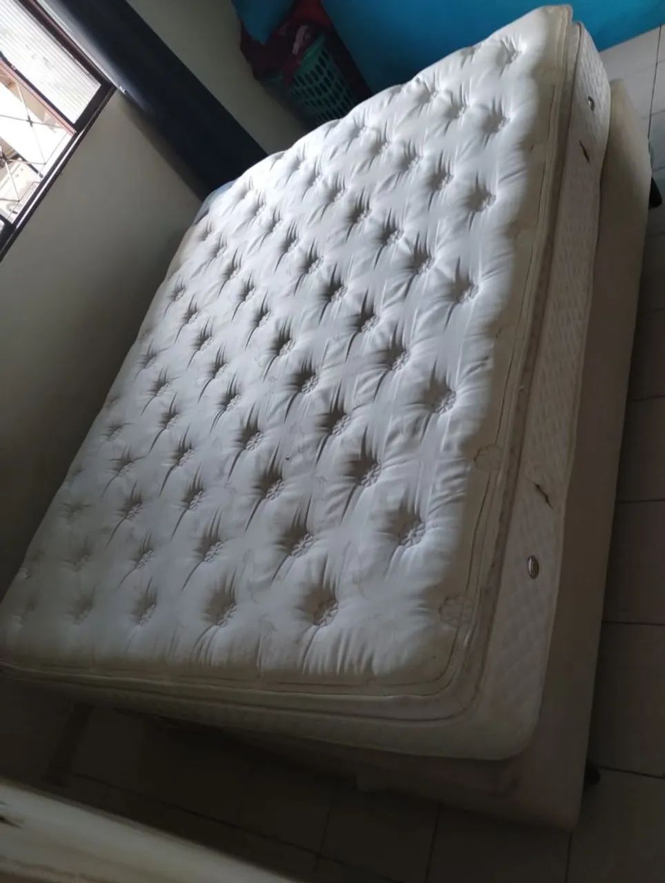 Cama box Queen size Colchão molas ensacandas bambú  - Foto 3