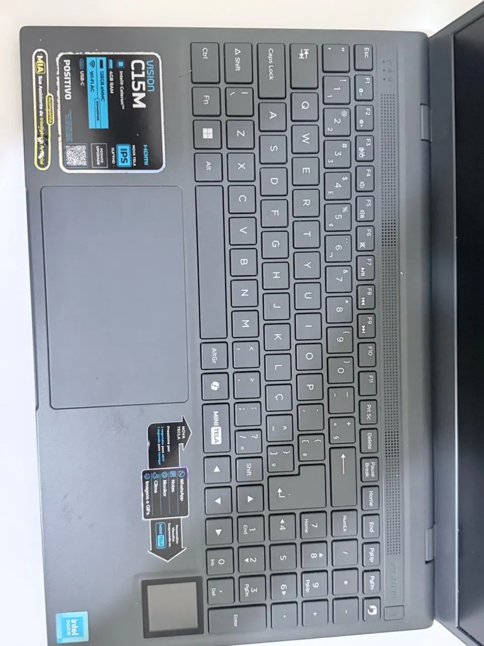 Notebook Positivo Vision C15M Intel Celeron N4500 Windows 11 Home 4GB RAM 128GB - Foto 5