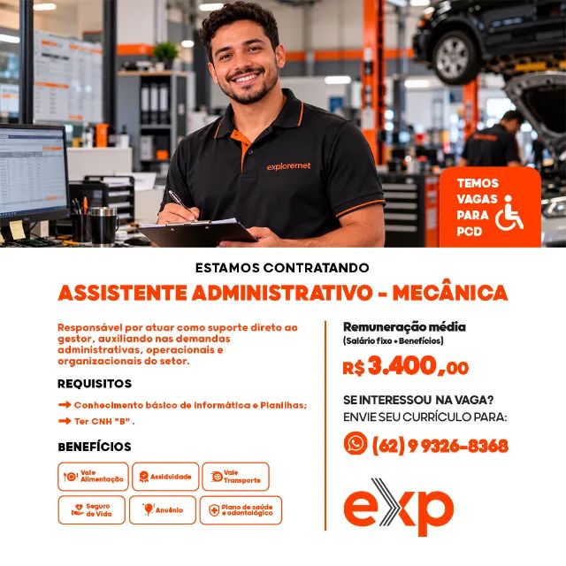 ASSISTENTE ADMINISTRATIVO- MECÂNICA