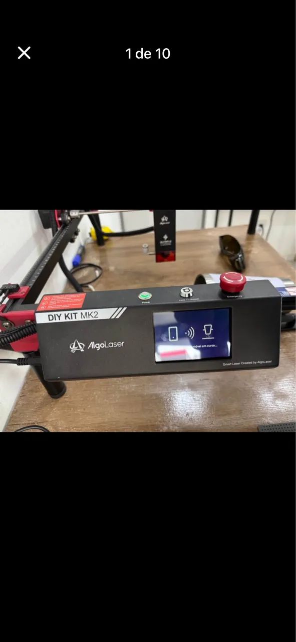 Máquina a laser 10w Corta-Grava AlgoLaser NOVA - Foto 5