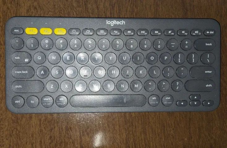 Teclado Bluetooth Logitech K380 Cinza