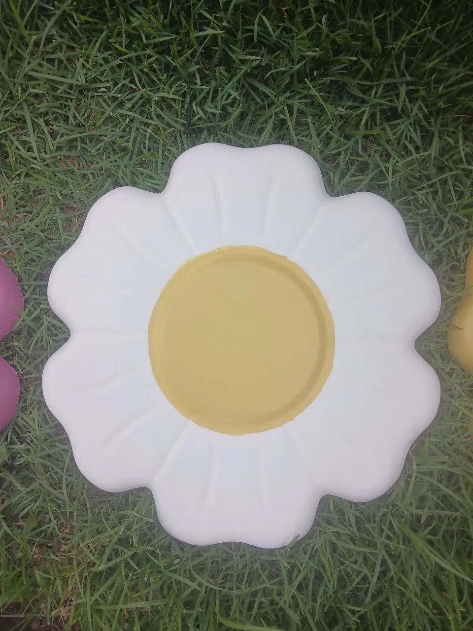 Peça Decorativa de Cimento em Formato de Flor para Jardim - Foto 4