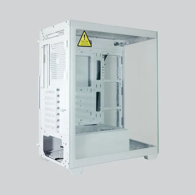 Gabinete Gamer Aquário Atx Torre Branca - Cg-w6dy Kmex *ENTREGA GRÁTIS* - Foto 3