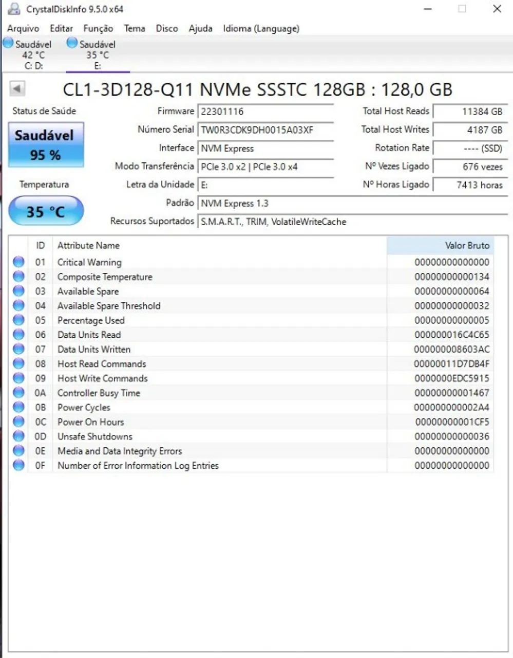 NVMe 128GB - Foto 4