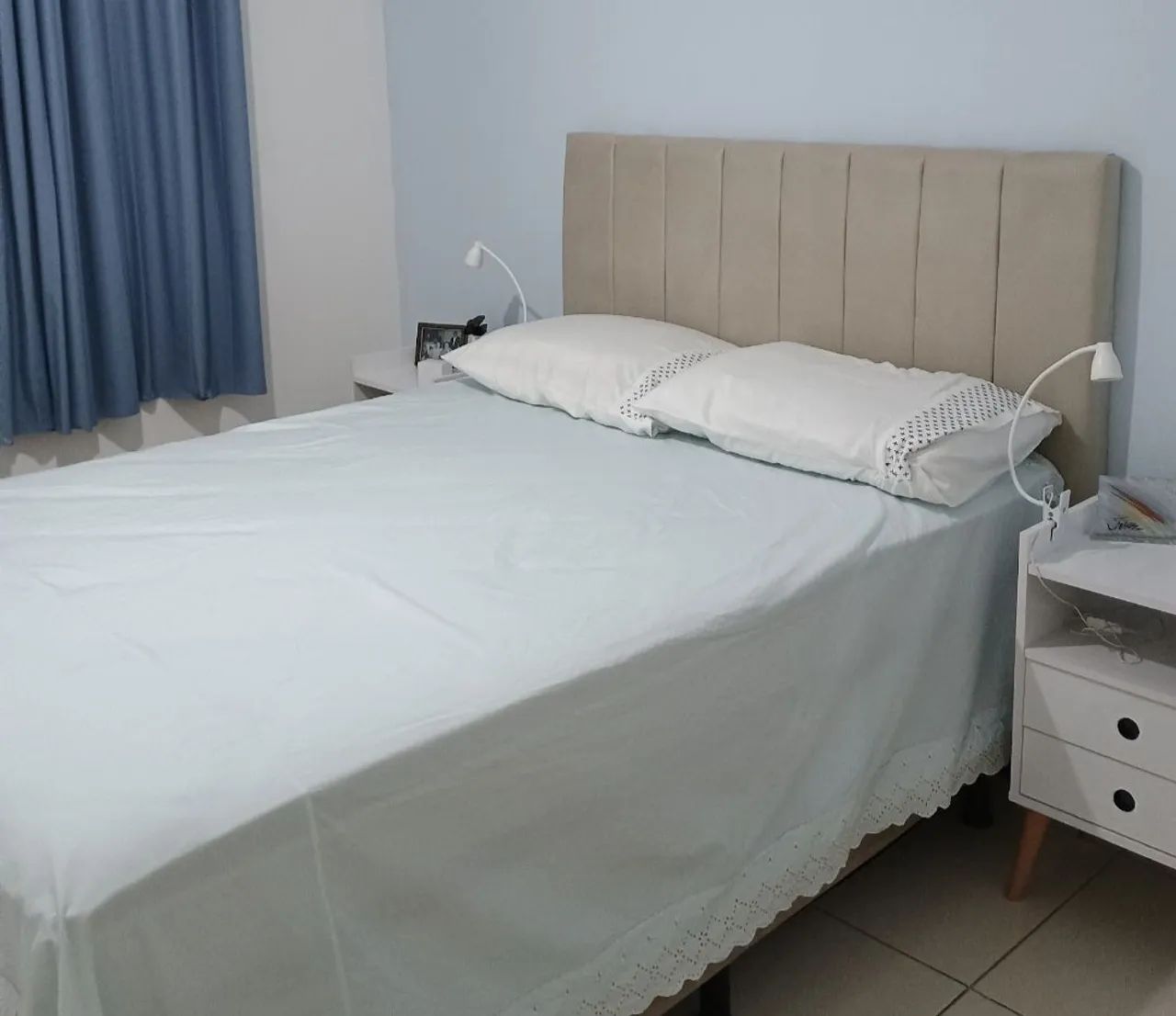 Cama box + colchão+ cabeceira  - Foto 3