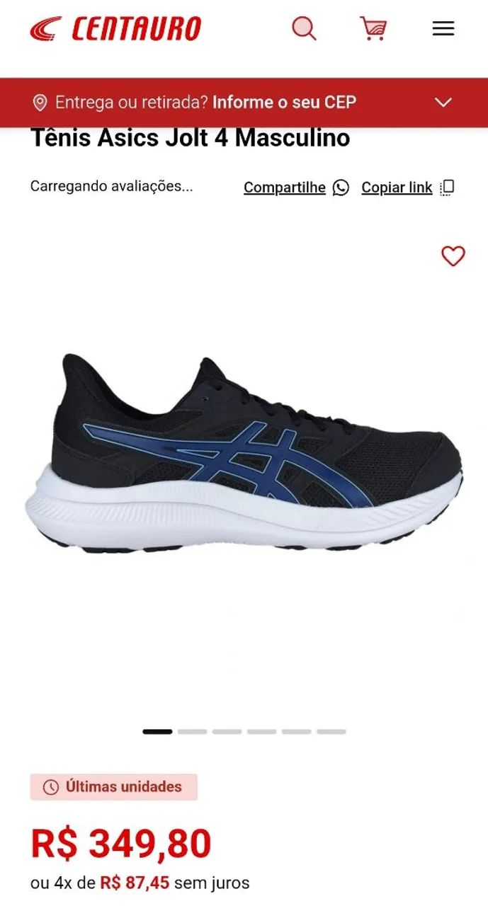 Tênis Asics 42  - Foto 5