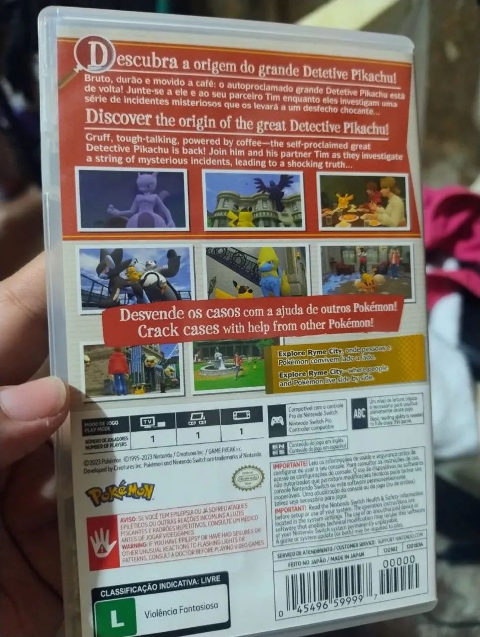 Jogo Detective Pikachu Returns Nintendo Switch - Foto 4