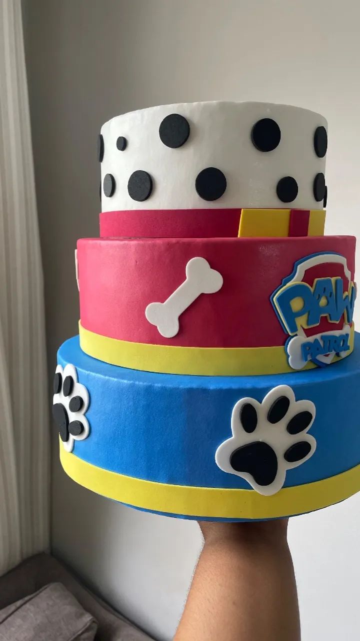 Bolo Fake Patrulha Canina - Foto 3