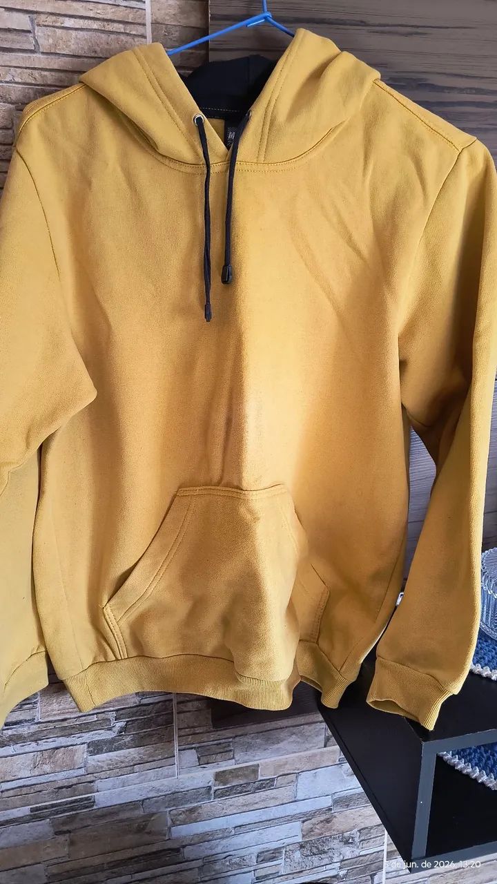 Blusa Moletom Canguru Yellow tamanho M excelente  - Foto 5