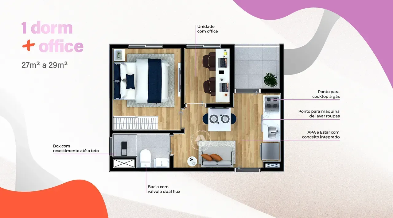 PLANTA 27m²
