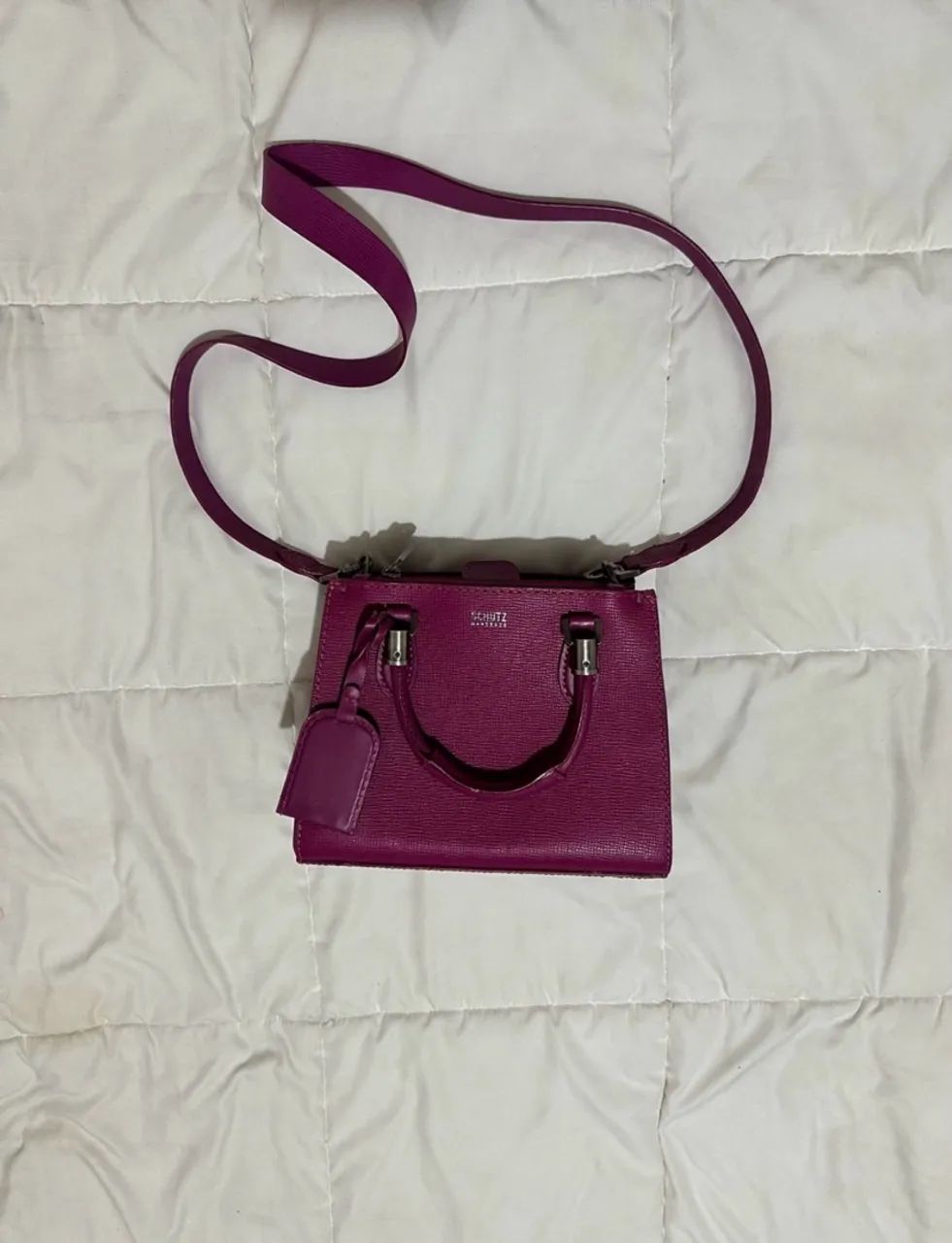 Mini Bolsa Schutz Lorena - Rosa  - Foto 3